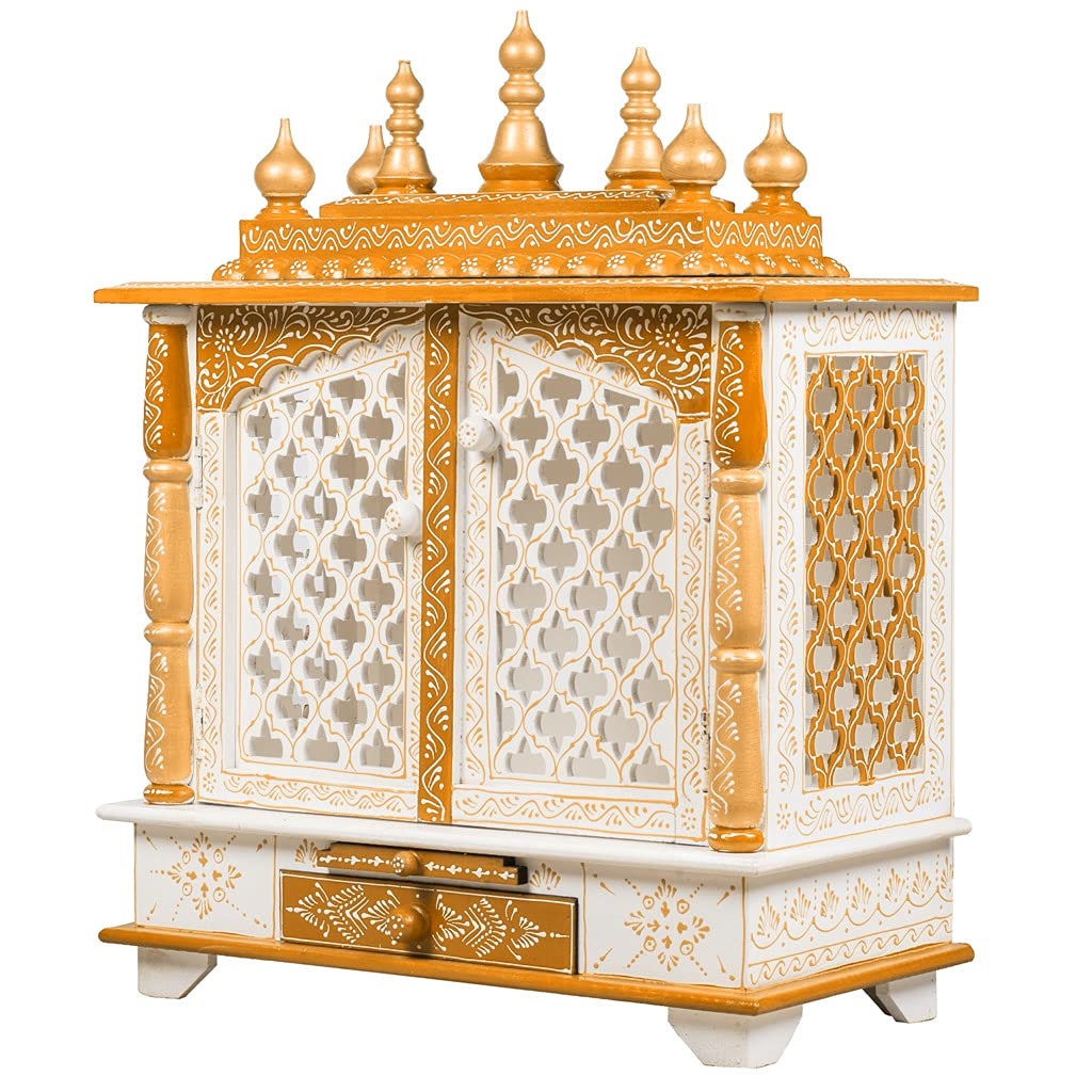 Royal Touch Pooja Mandir with Door 18x12x24 inch